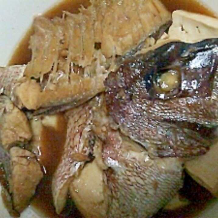 真鯛と豆腐の煮物。